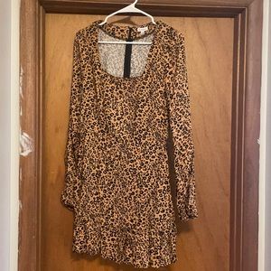 Women’s leopard dress